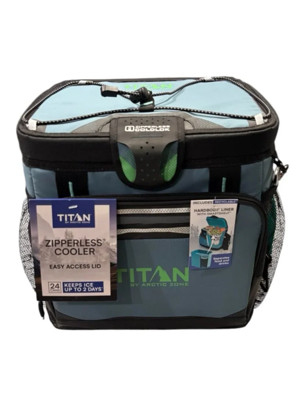 NWT Titan by Arctic Zone 24 Can, 16 Quart Zipperless Soft Cooler